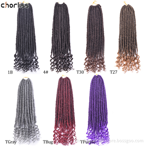 High Quality Freetress Spring Twist Locs Curly Fluffy Passion Twist Synthetic Braiding Hair Extensions Crochet Braids For Women